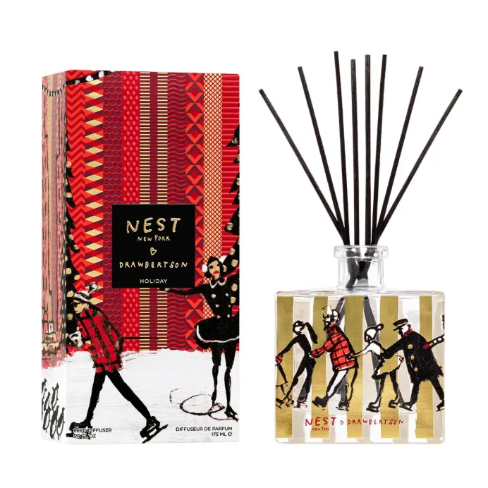Nest x Drawbertson 联名系列“假日滑冰者”无火藤条香薰