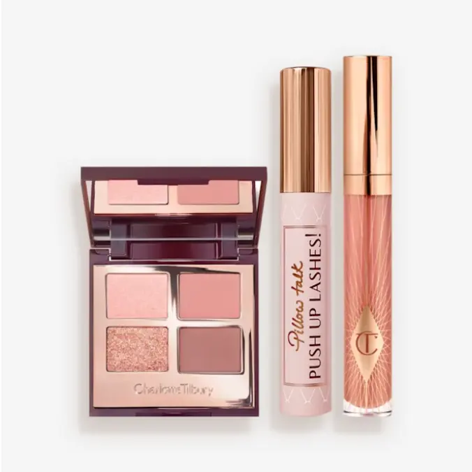 Charlotte Tilbury 枕边话眼妆三件套（四色眼影 + 睫毛打底 + 睫毛膏）