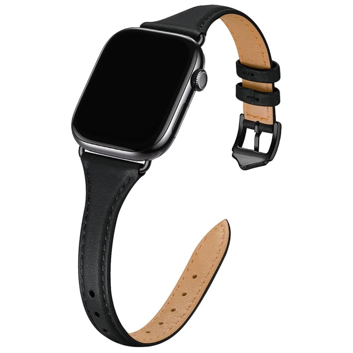 WFEAGL Compatible with Leather Apple Watch Band