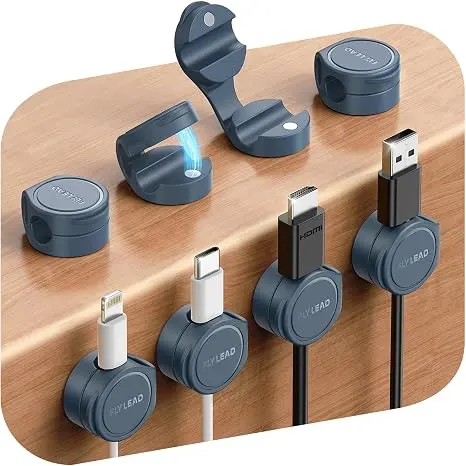JOYROOM 8 件装硅胶线缆整理器