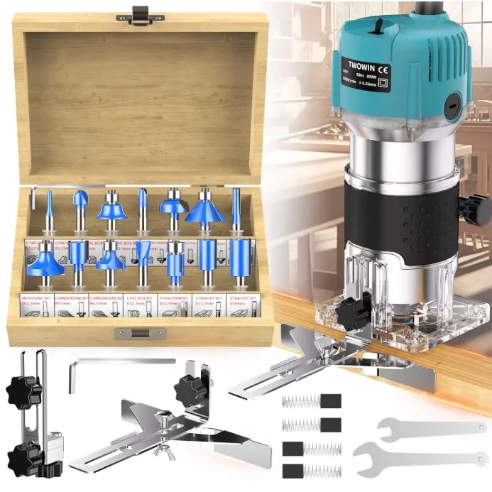 Goregent 110V-120V 800W Compact Wood Router Tool