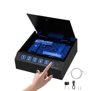 CTSAFEPRO Biometric Gun Safe for Handgun
