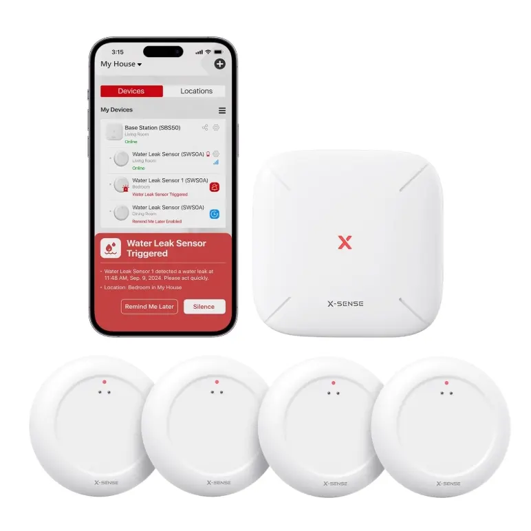 X-Sense Wi-Fi 智能漏水检测套装