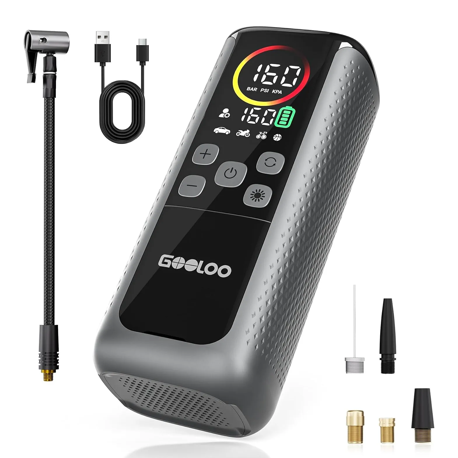 GOOLOO GT160 DUAL Tire Inflator Portable Air Compressor