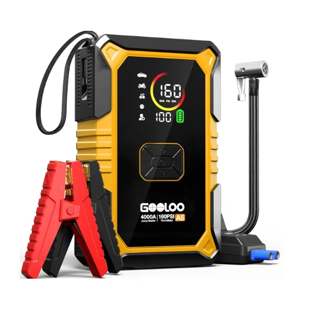 GOOLOO A5 Car Jump Starter with Air Compressor