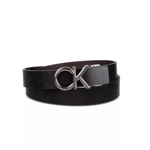 Calvin Klein 徽标皮革腰带