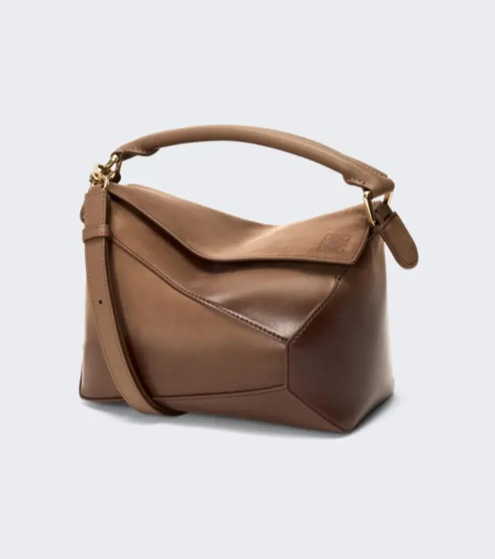 Loewe Puzzle Edge 小号包 摩卡色