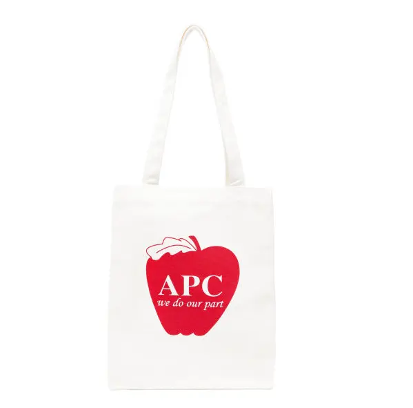 A.P.C. 苹果印花托特包