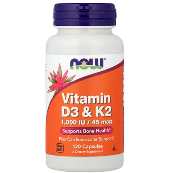 诺奥, 维生素 D3 + K2 胶囊，120 粒装
