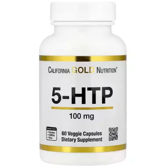California Gold Nutrition, 5-HTP，100 毫克，60 粒素食胶囊