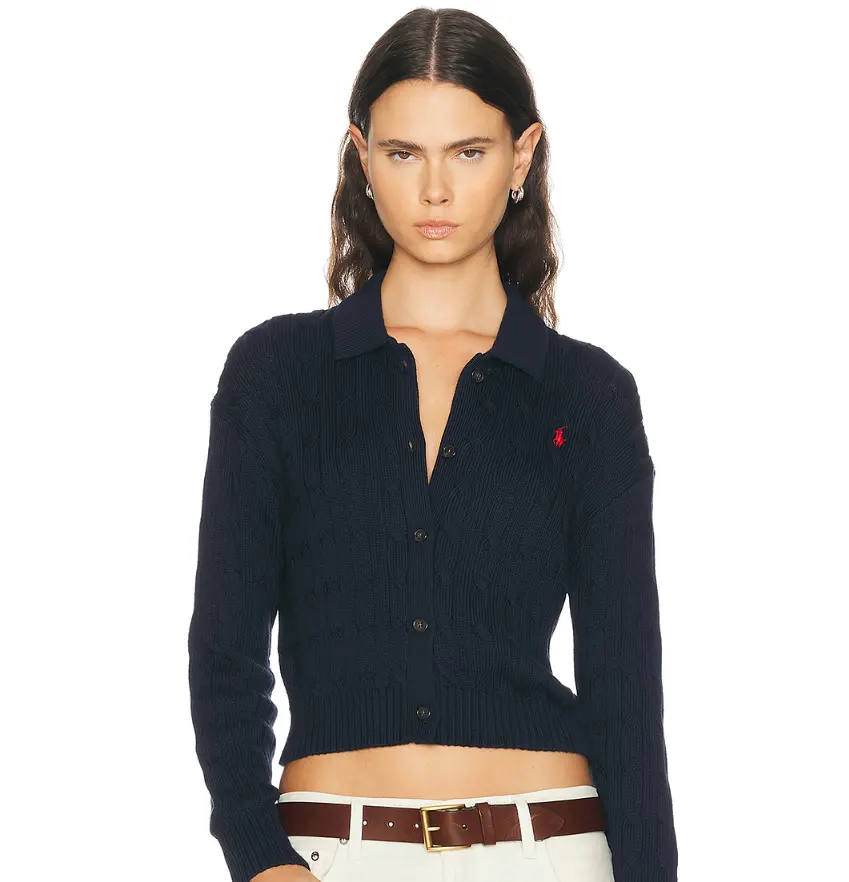 Polo Ralph Lauren 猎人藏青色长袖针织开衫
