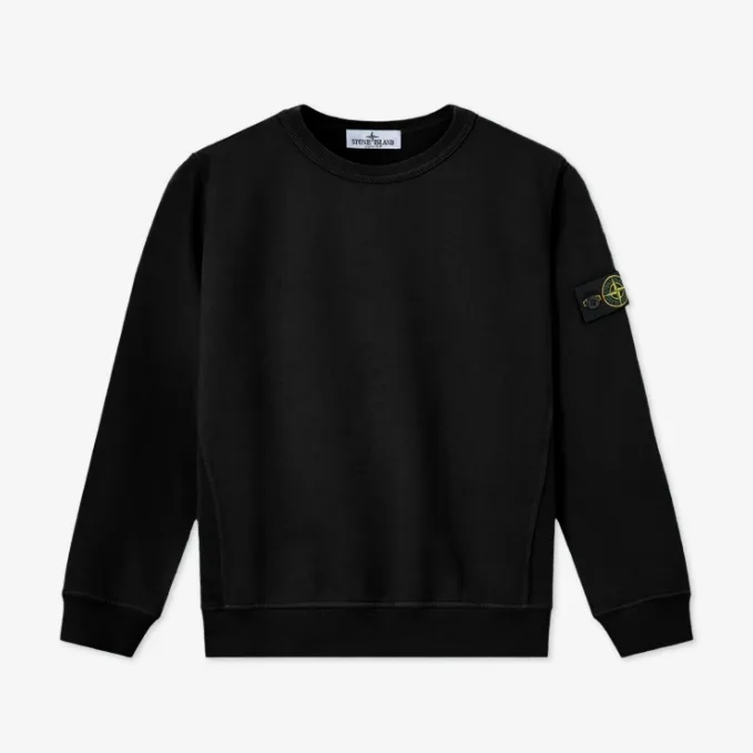 Stone Island 石头岛大童款徽标圆领卫衣