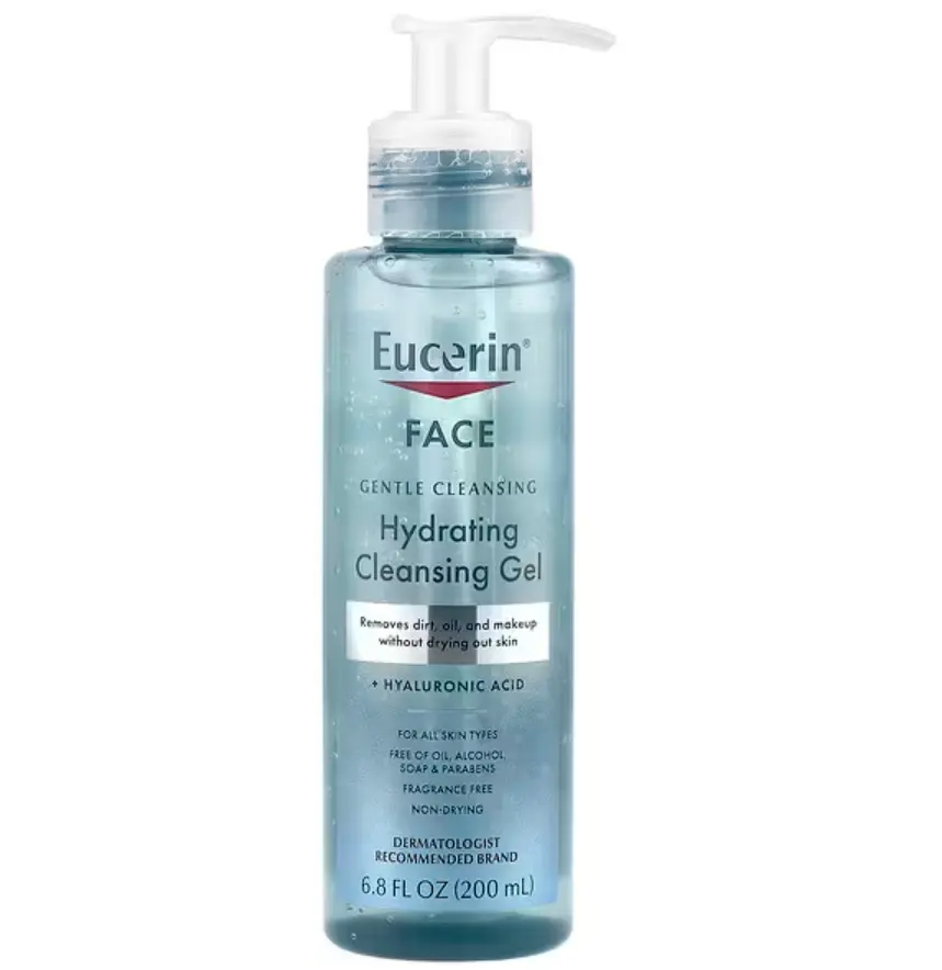 Eucerin, 透明质酸保湿洁面凝胶，6.8 液体盎司