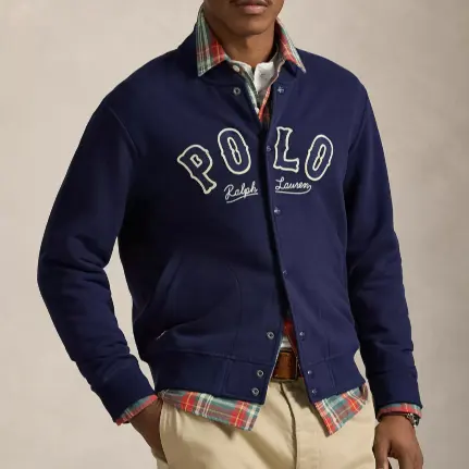 仅剩2XL！Polo Ralph Lauren 拉夫劳伦抓绒棒球服