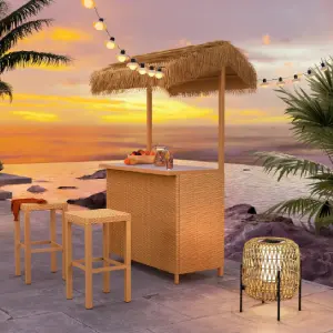 Grand patio Outdoor Tiki Bar Set