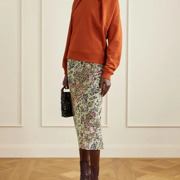 DRIES VAN NOTEN 花卉印花半裙