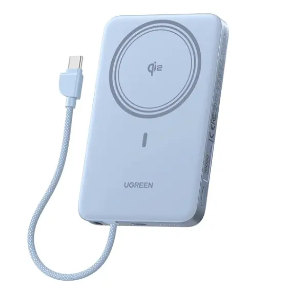 UGREEN Magflow Air 10000mAh Qi2 15W 无线充电宝