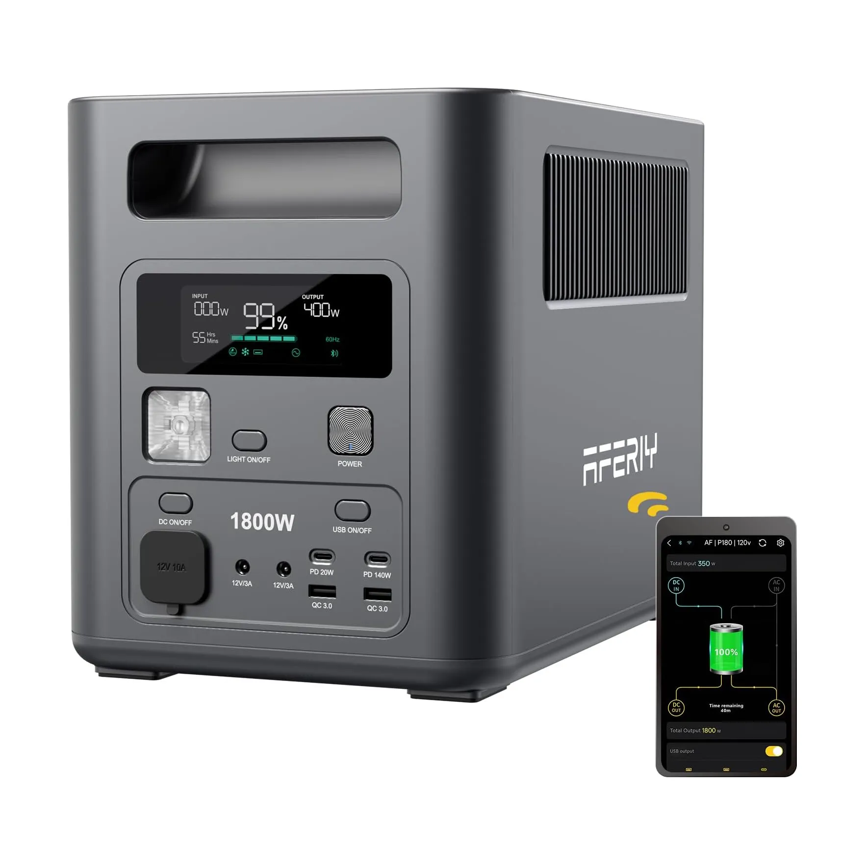 AFEREY 1800W 1024Wh 便携式电源站