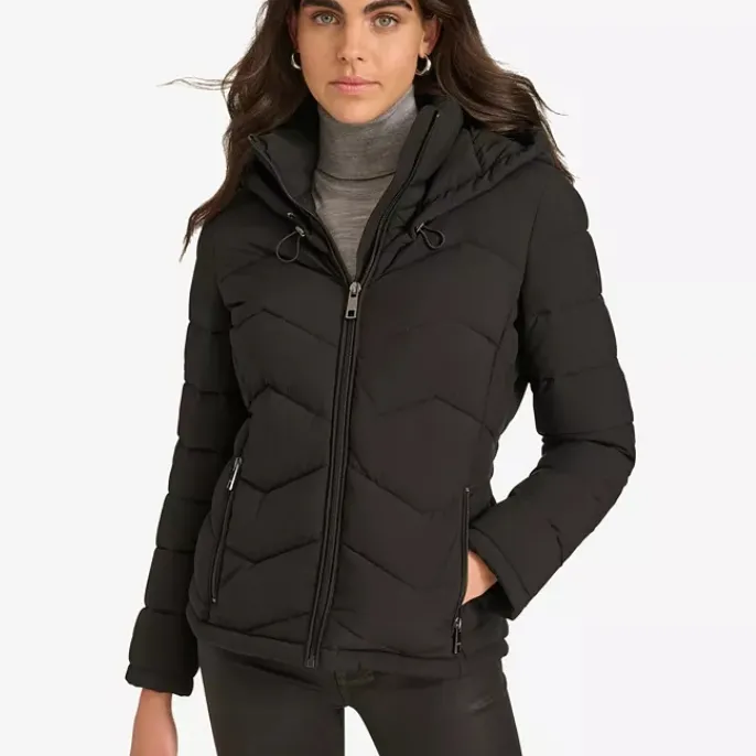 Calvin Klein 短款拉链羽绒服