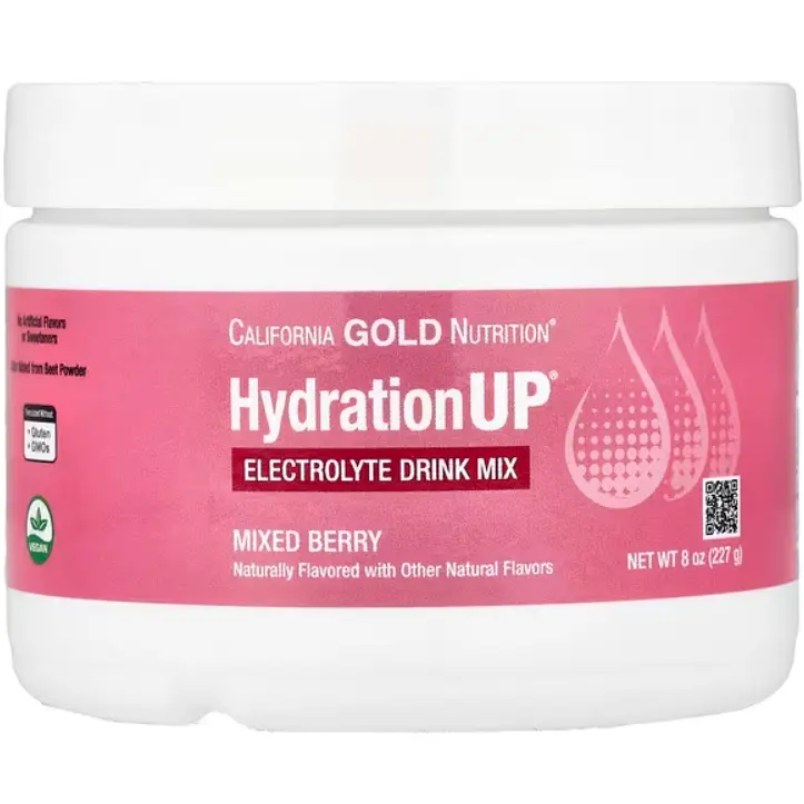 California Gold Nutrition  HydrationUP 电解质饮料粉
