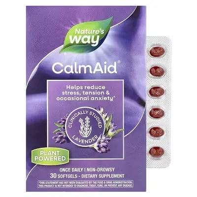 Nature's Way CalmAid 科学研究薰衣花草 80毫克 30粒软胶囊