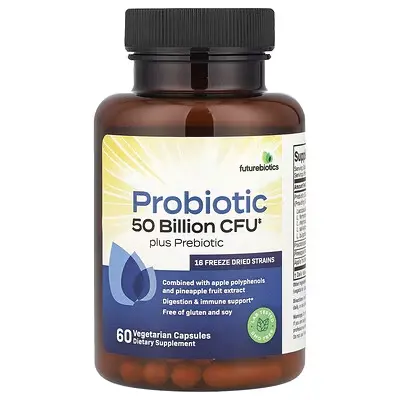 Futurebiotics 益生菌 + 益生元 60 粒素食胶囊