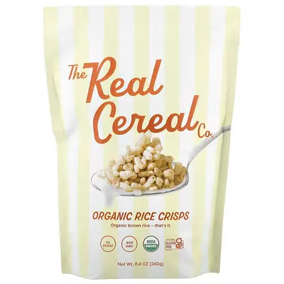 The Real Cereal Co, 有机大米脆，8.4 盎司（240 克）