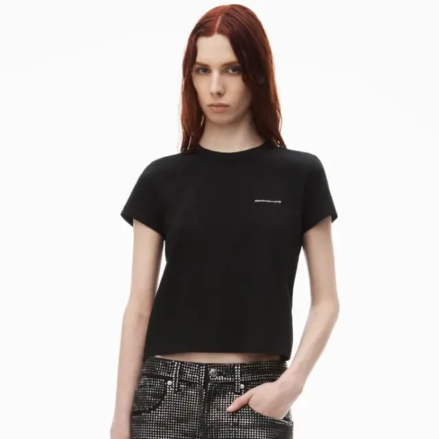 Alexander Wang Logo 印花针织T恤