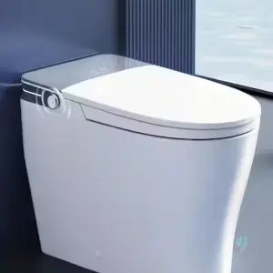 白色加长型 ADA 智能坐浴马桶