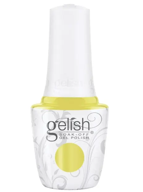 Gelish 柠檬黄色半透明甲油