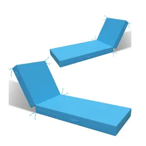 L'AGRATY Outdoor Chaise Lounge Cushion Set (2 Pack)