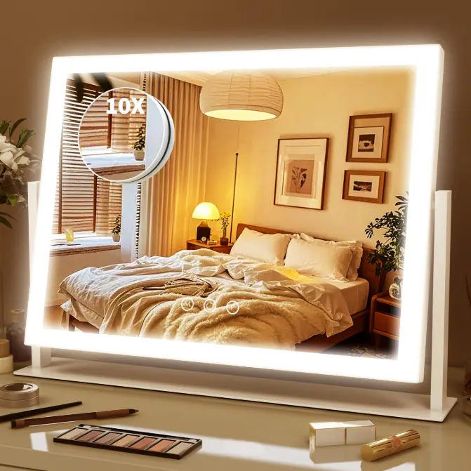 ROLOVE Lighted Makeup Mirror 16.3"x12.6"