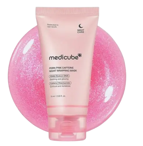 Medicube PDRN 粉红咖啡因夜间睡眠面膜