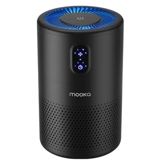 MOOKA B-D02L Air Purifier for Home(Black)