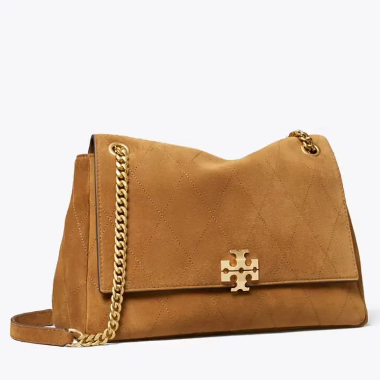 Tory burch 汤丽柏琦 Charlie 麂皮单肩包