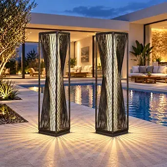 Solar Yard 2 件套户外太阳能落地灯