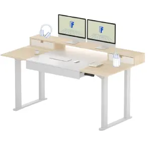 FLEXISPOT 4-Leg Standing Desk with Storage