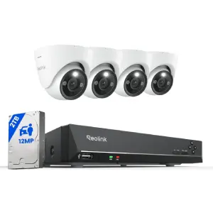 REOLINK RLK8-1200D4-A 12MP PoE Security Camera System