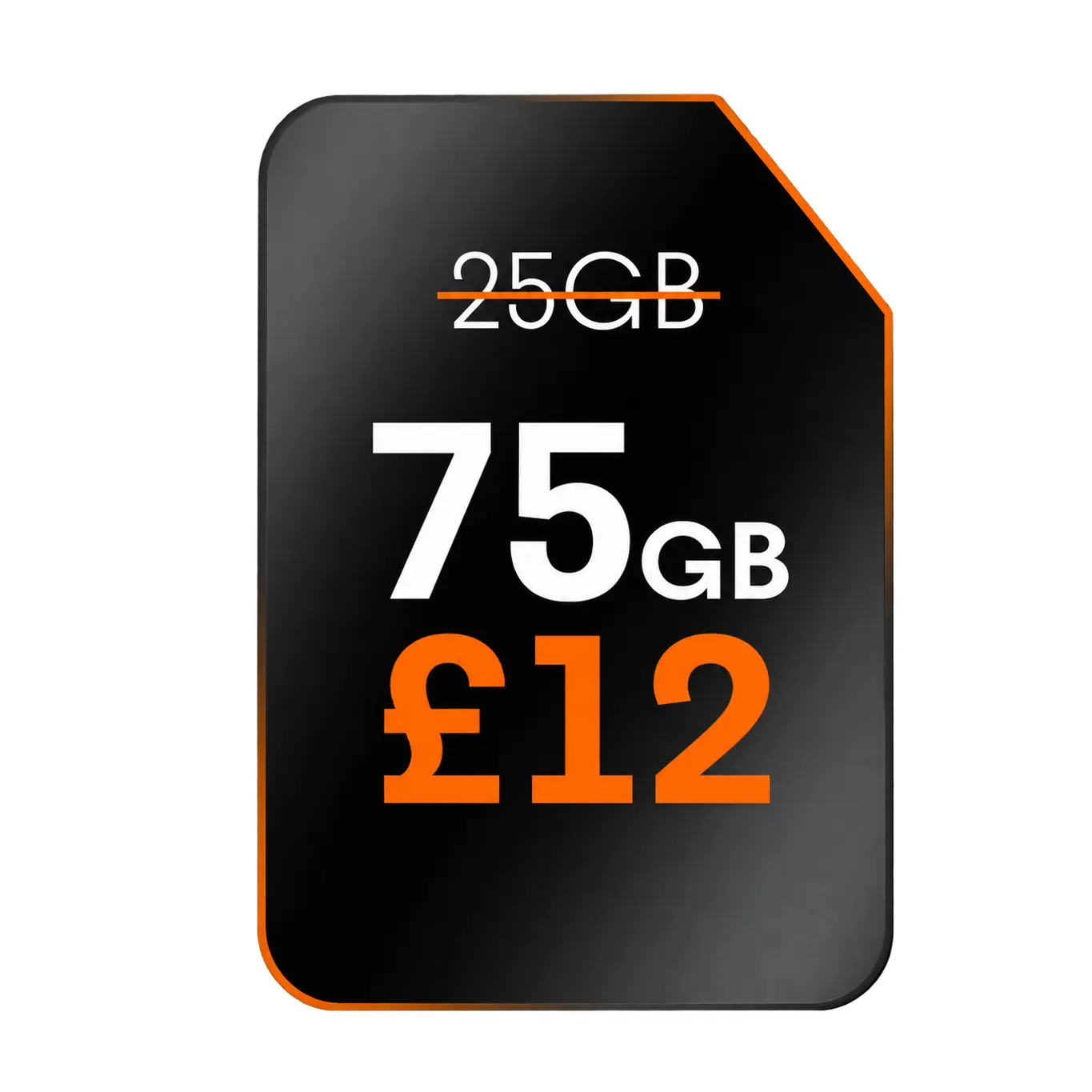 VOXI：75GB流量电话卡每月仅£12