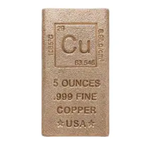 Bullion Exchanges: Shop Copper Bars as Low as $2.95