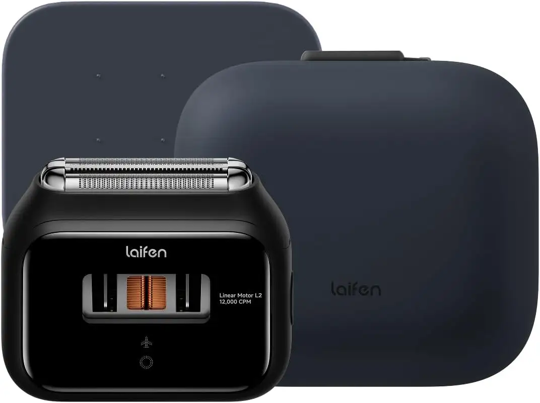 Laifen P3 三刀头男士黑色电动剃须刀