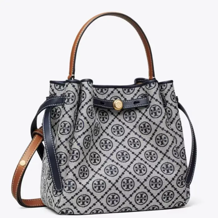 Tory Burch 汤丽柏琦 Romy 老花水桶包