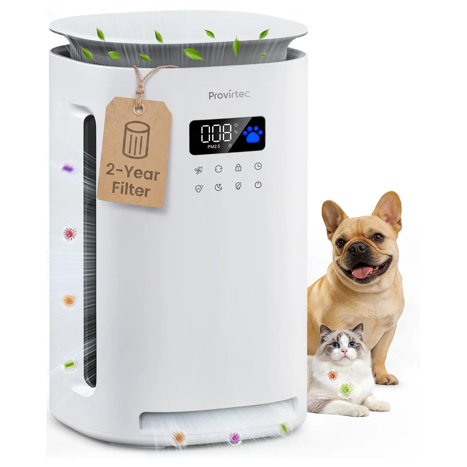 Provirtec Pet Air Purifier for Home