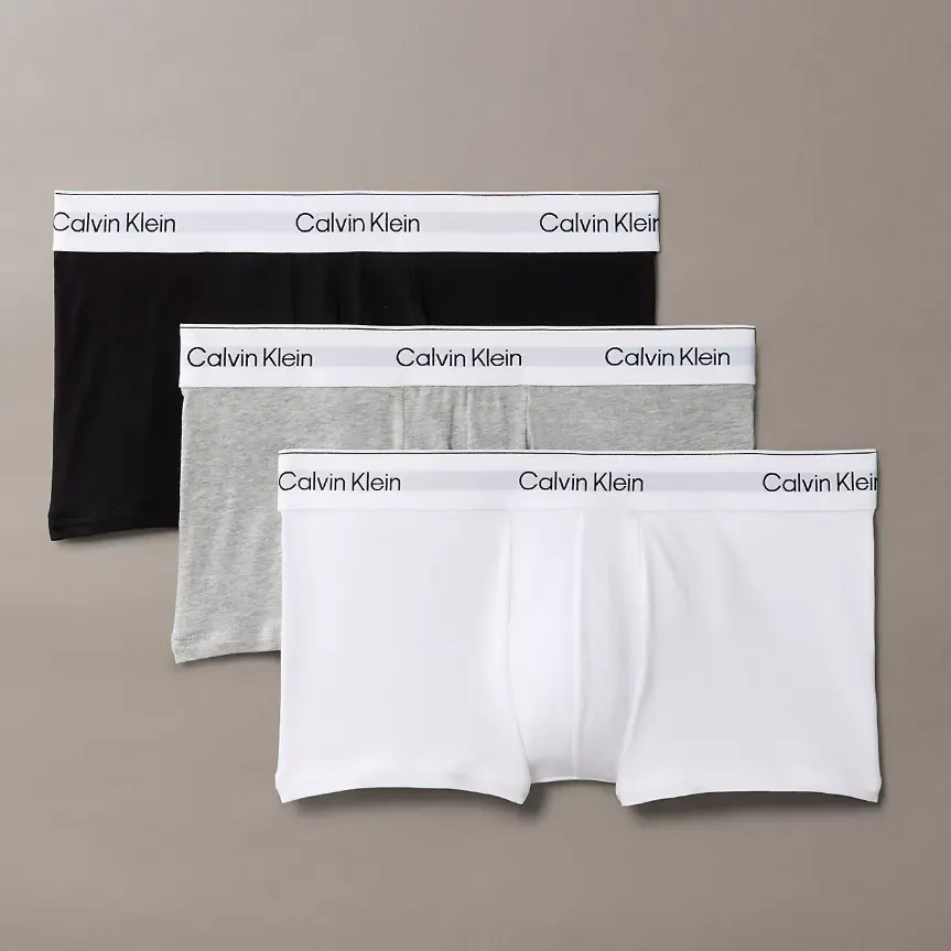 Calvin Klein 男士字母徽标平角内裤 3条装