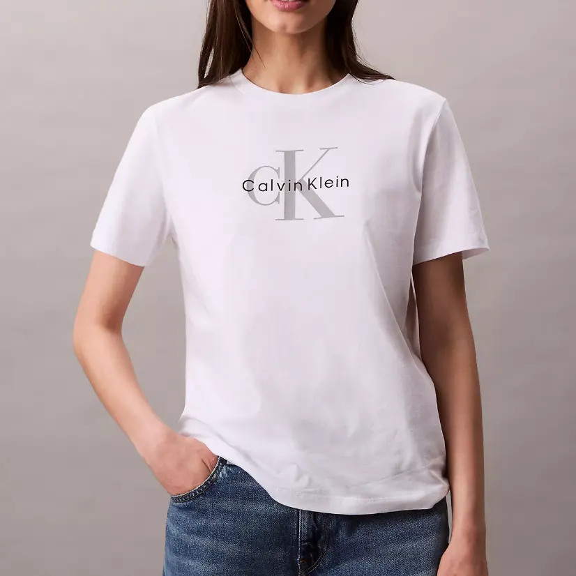 Calvin Klein 经典字母徽标T恤